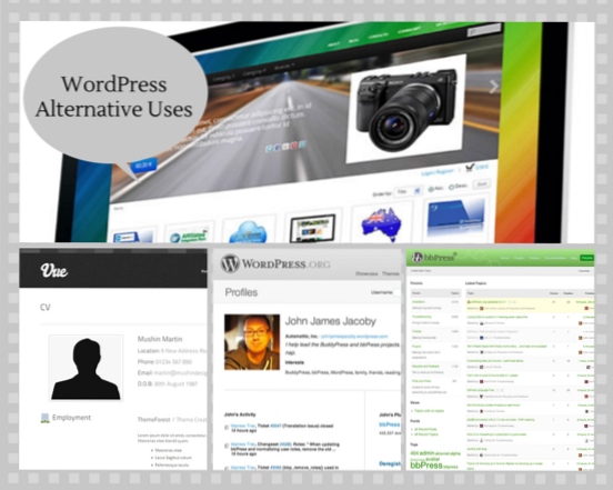 6 usos alternativos de WordPress, además de los blogs