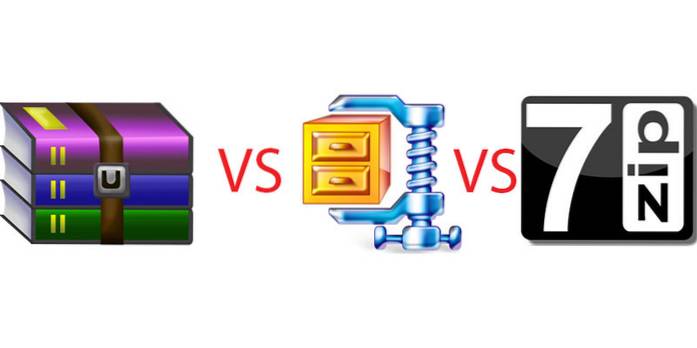 7-Zip vs WinRAR vs WinZIP La mejor herramienta para la compresión de archivos