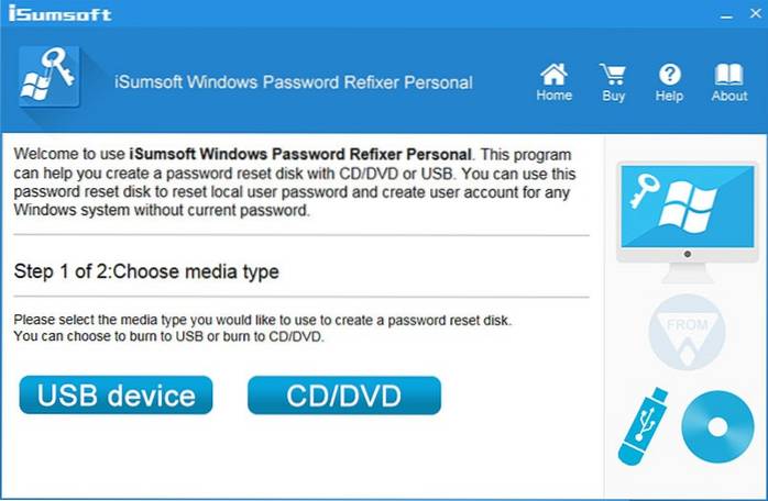 Ett förlorat Windows-lösenord är inget problem med iSumsoft Windows Password Refixer