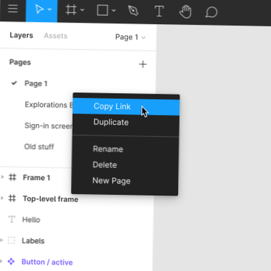 Add link to image figma
