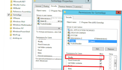 allow admin rights for one program windows 10