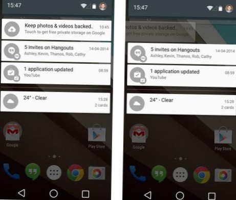 Android-Benachrichtigungssymbol ausblenden