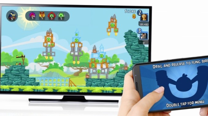 angry birds friends chromecast