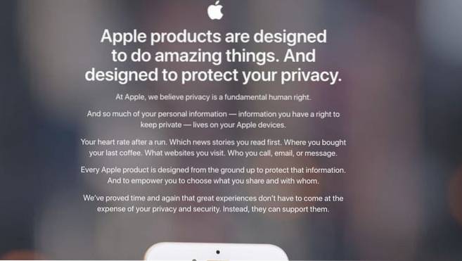 Apple erklärt, was sie wirklich mit Ihren Daten machen. Nichts