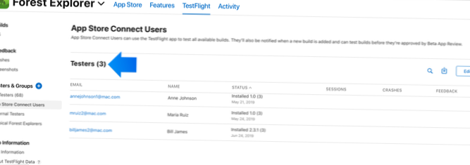 er anonyme appbutikkanmeldelser