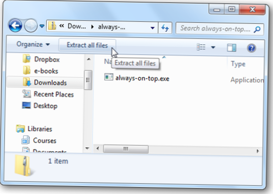 AutoHotkey sempre no topo do script