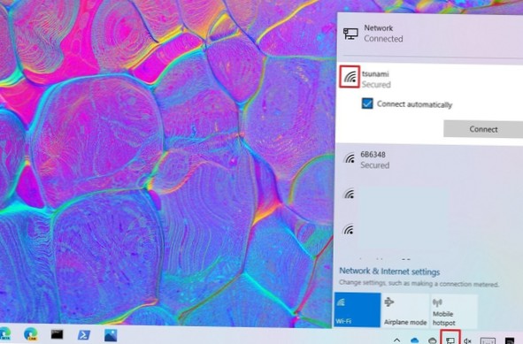 Stellen Sie automatisch eine Verbindung zu den stärksten WLAN-Signalfenstern 10 her