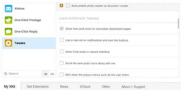 Become a Tumblr Power-User with XKit
