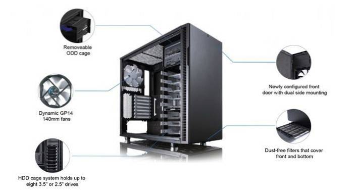 Comprar una caja, bahías de unidad, factor de forma y más