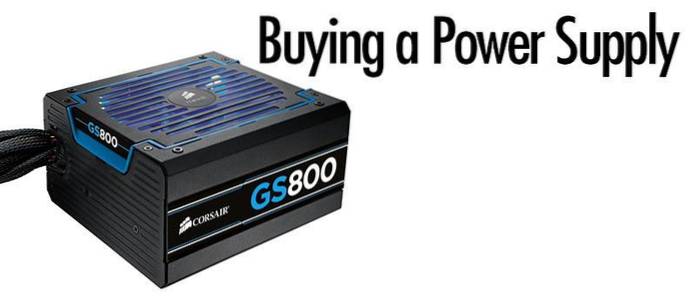 Buying a Power Supply Wattage, Efficiency and More