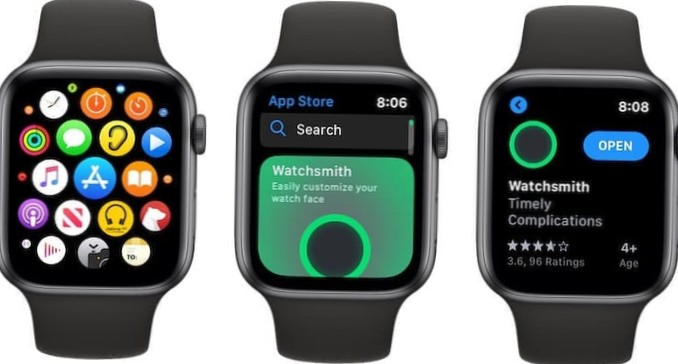 Kan inte installera appen på Apple Watch