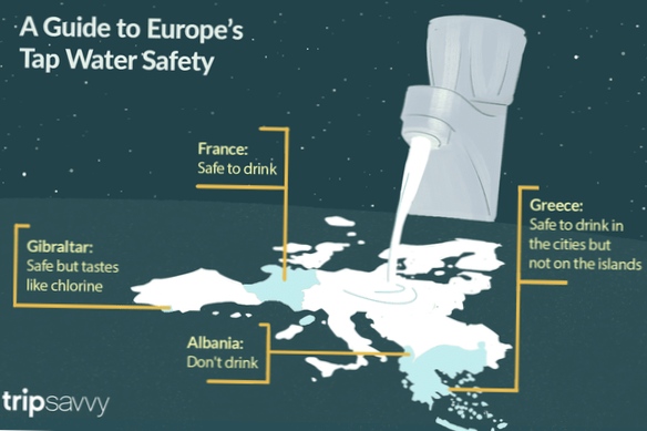 can you drink tap water in france