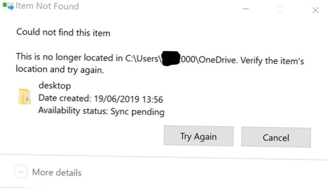 can't delete onedrive folder windows 10