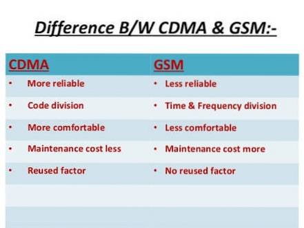 CDMA vs GSM How Do They Differ?