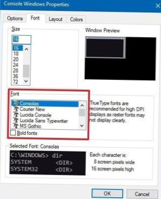 změnit výchozí příkazový řádek Windows 10