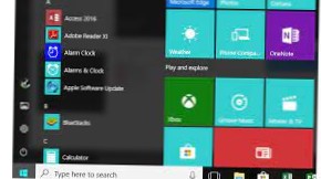 cambiar el botón de inicio de windows 10