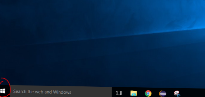 verander startmenu icoon windows 10