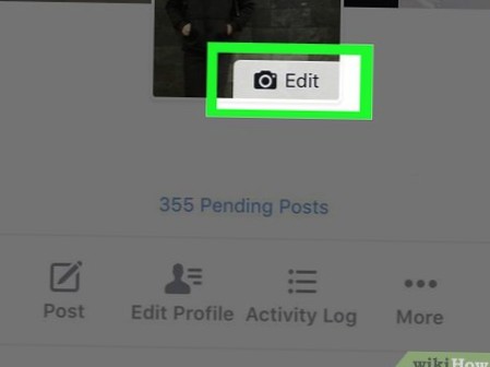 modifier le temps restant sur la photo de profil temporaire