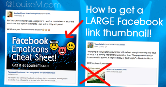 changing the thumbnail when sharing a link on facebook 2020