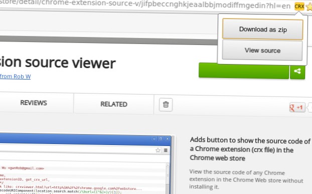 chrome extensie bestand downloaden