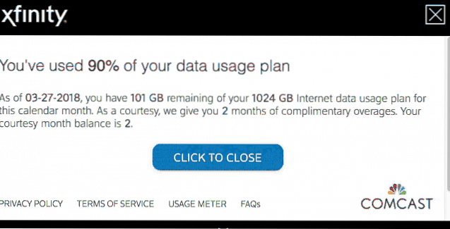Comcast Data Cap O que você realmente precisa saber