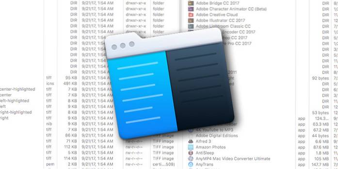 Commander One a Finder Replacement for macOS