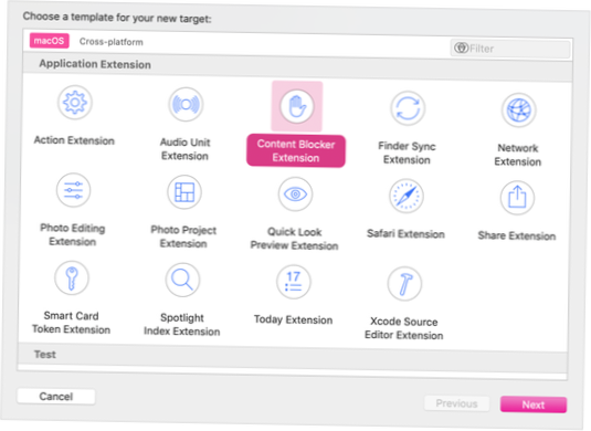 Inhaltsblocker Safari Mac