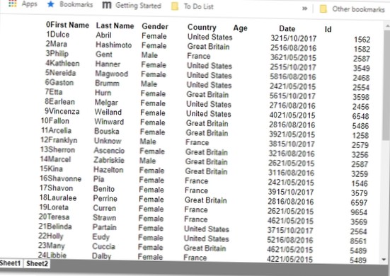 converti excel in html con formattazione python
