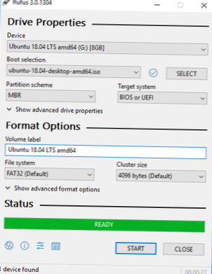Creați USB Windows 10 bootabil
