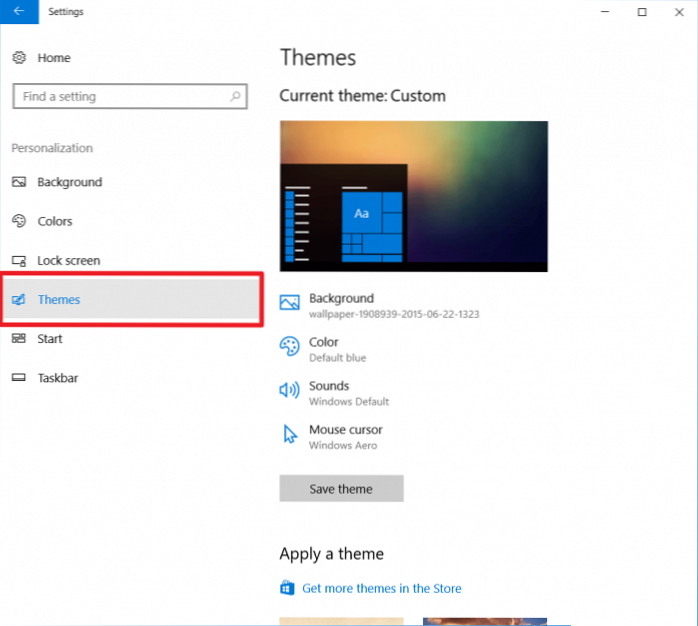 Create Your Own Windows 10 Custom Themes