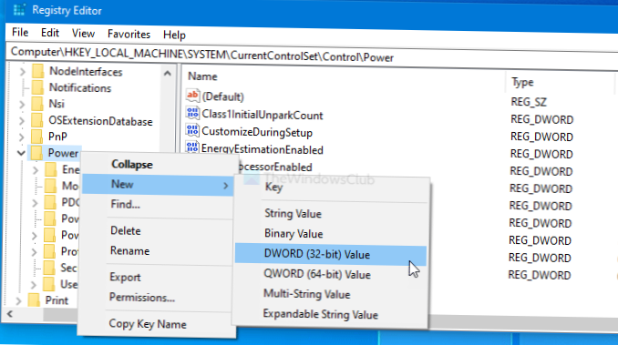 Device manager Power Management missing