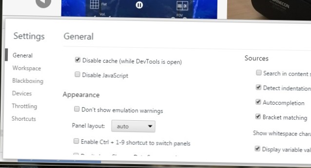 deaktiver cache for specifik side