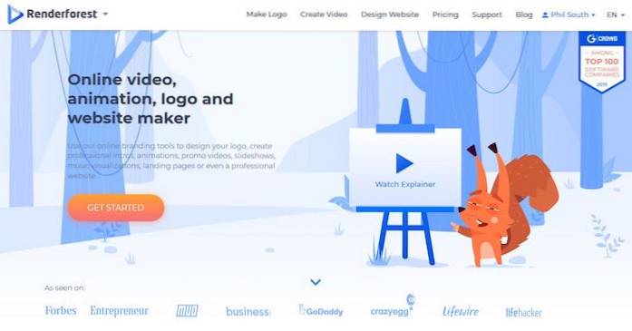 Drag and Drop Video Creation with Renderforest