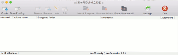 Easily Create and Mount an Encrypted Folder in Mac OS X with EncFSGui