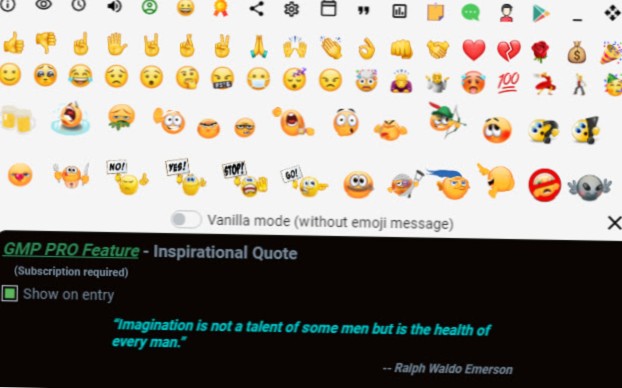 emoji-tillägg för Google Meet