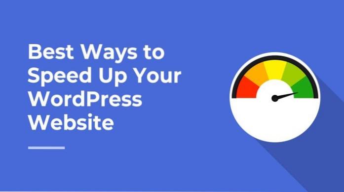 Sfaturi esențiale privind optimizările pentru a accelera site-ul dvs. WordPress