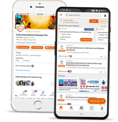 Veranstaltungen App Indien