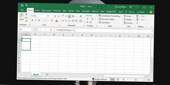 excel abcd autofill