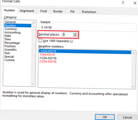 excel round without formula