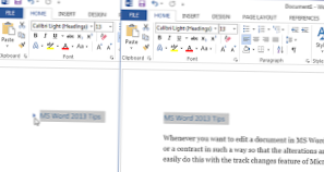 espandere e comprimere in parole