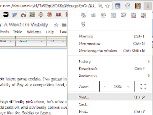 Export a uchování formátování z Dokumentů Google