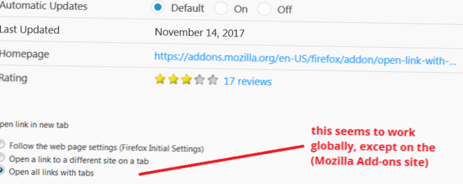 firefox otevře všechny odkazy na nové kartě
