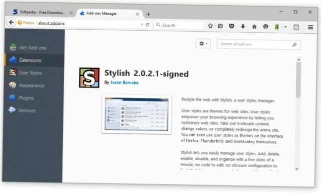 nepodepsaná rozšíření firefox