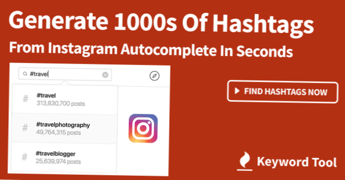 free instagram hashtag generator