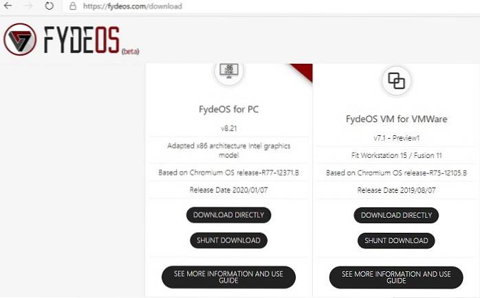 Get Your Own Cloud-Driven Operating System with FydeOS