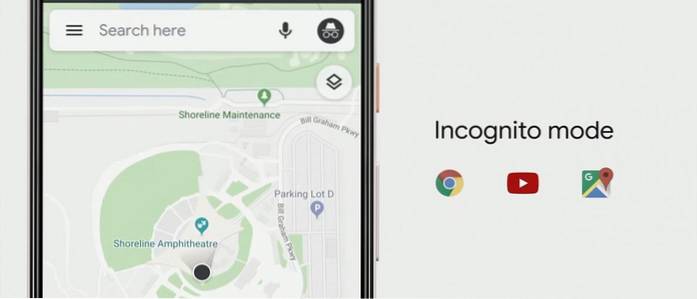 Google bringer inkognitofunktion til kort og søgning