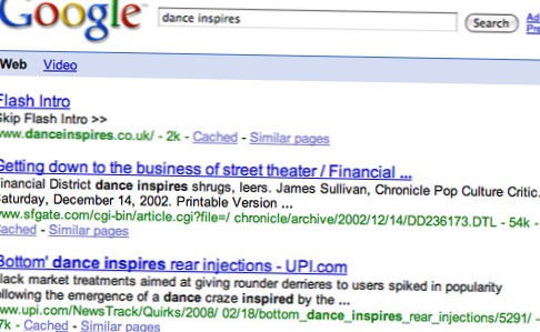 numai căutare Google cu majuscule