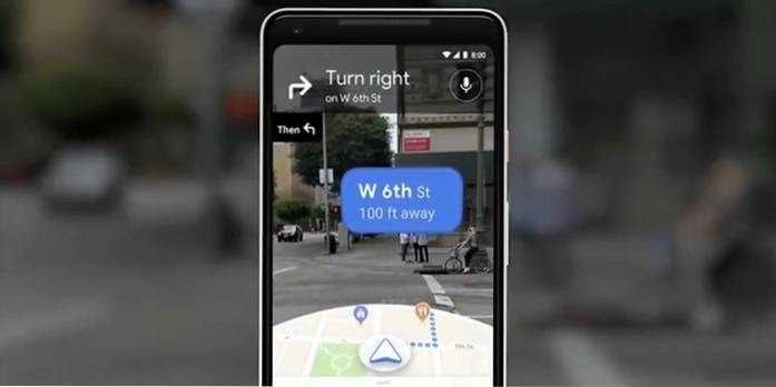 Google Testing Walking Navigation with Maps App AR