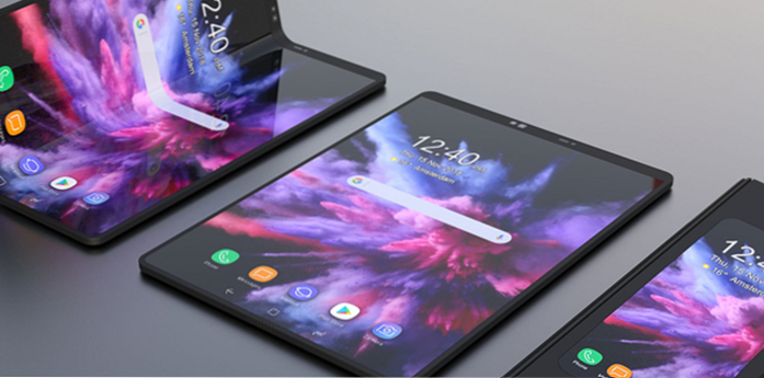 Como funcionam os telefones dobráveis?