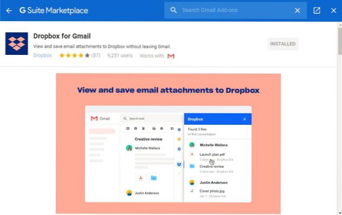 Jak získat přístup k Dropboxu z vašeho účtu Gmail